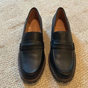 Madewell Lug Sole Loafers, size 9